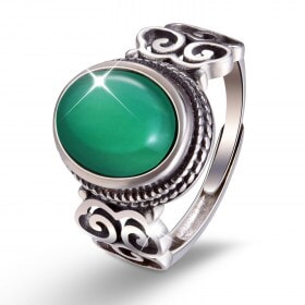 Original-Silver-Natural-Chalcedony-gem-stone-ring (8)
